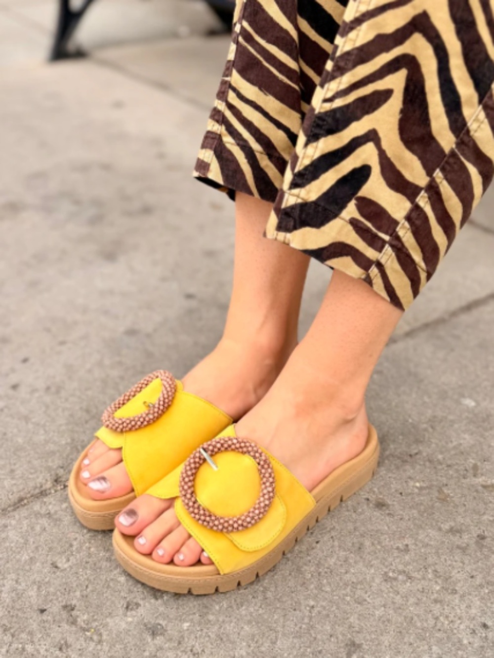 Gabor 83.745.10 Sandal in Yellow